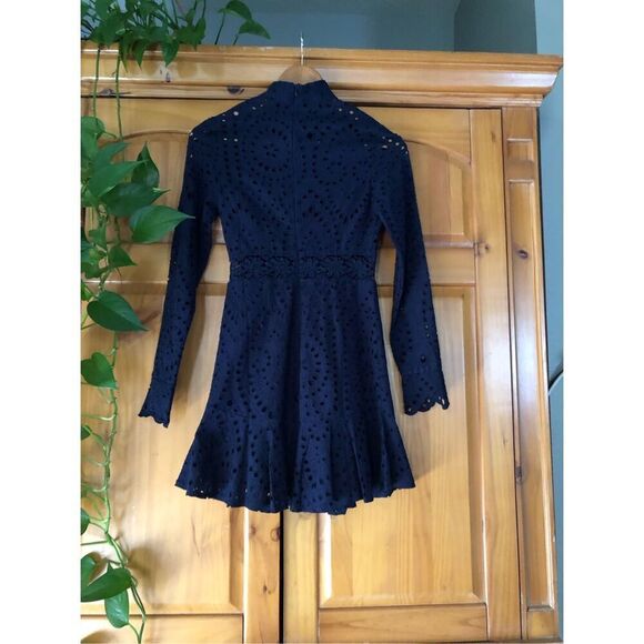 SAINTS SECRETS SANGLAISE EMBROIDERED TURTLENECK DRESS SZ6 - Picture 8 of 14